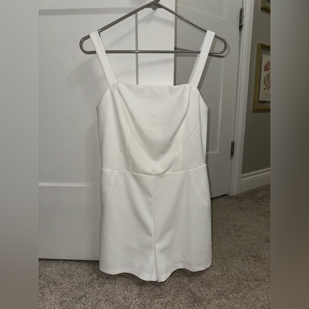 WHITE ROMPER